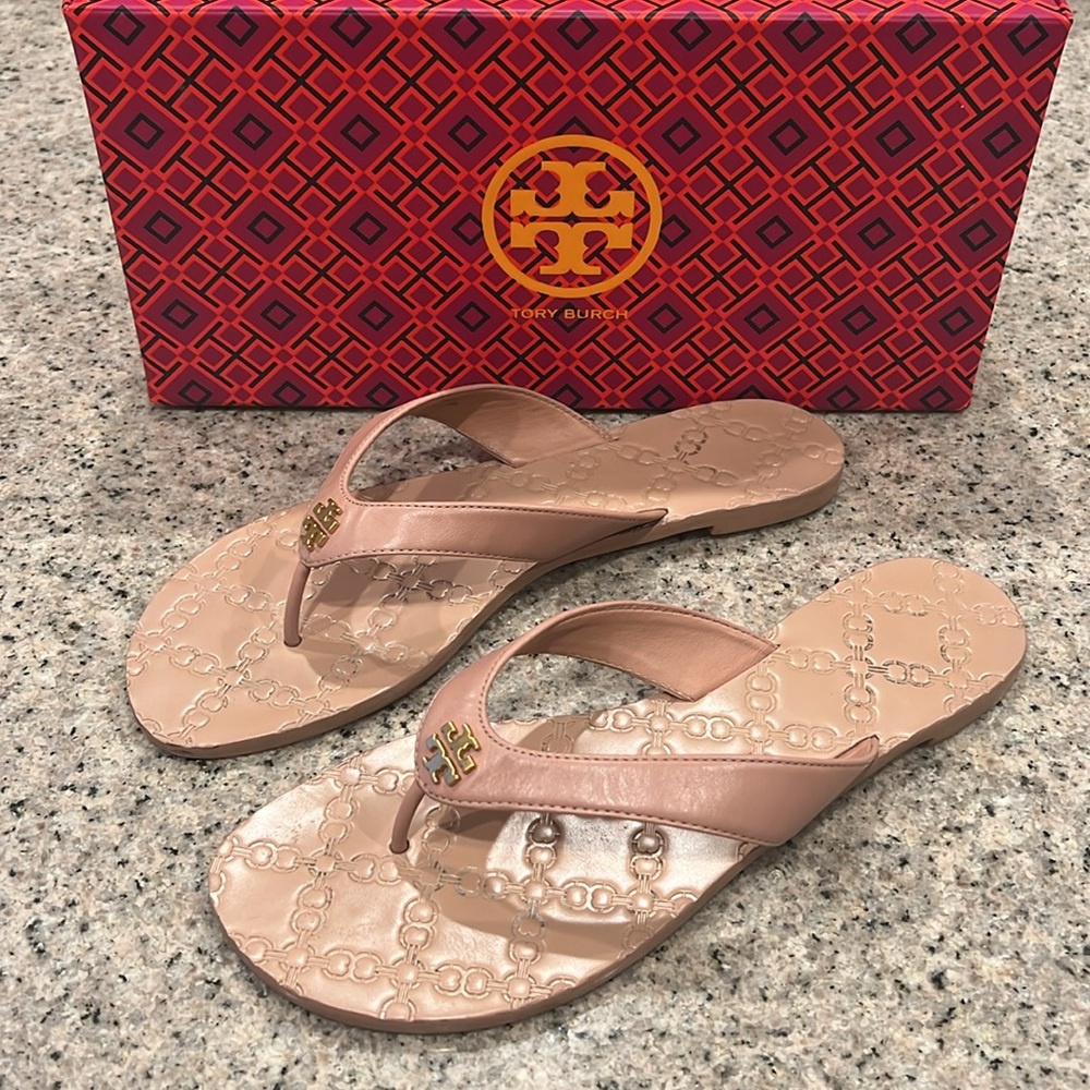 Tory Burch Monroe Thong Sandal - Picture 3 of 7